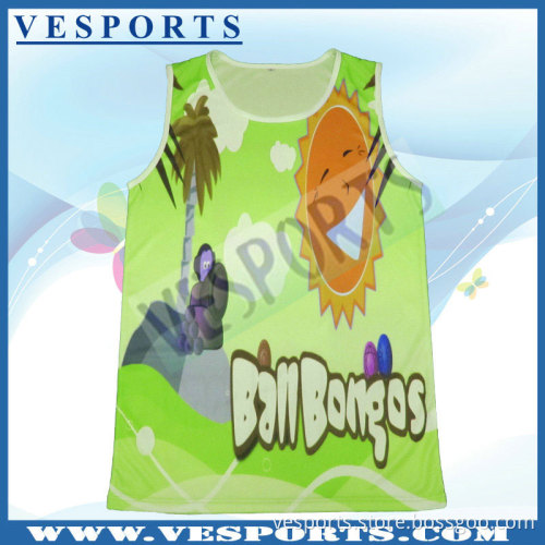 Full Sublimation Printing Custom Running Vest